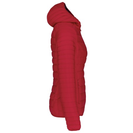 Ladies\\\' lightweight hooded padded jacket