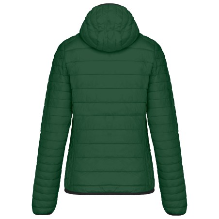 Ladies\\\' lightweight hooded padded jacket