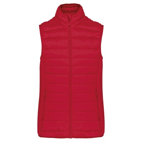 Ladies\\\' lightweight sleeveless padded jacket