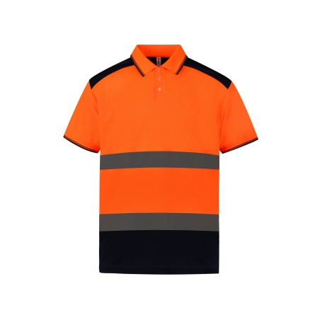 Polo Alta Visibilidad Bicolor