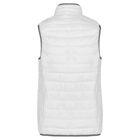 Ladies\\\' lightweight sleeveless padded jacket