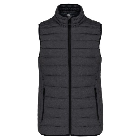 Ladies\\\' lightweight sleeveless padded jacket