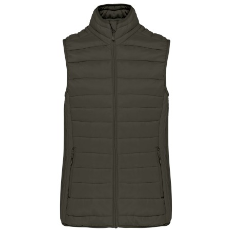 Ladies\\\' lightweight sleeveless padded jacket