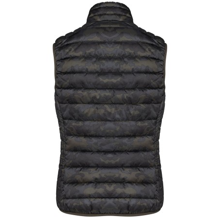 Ladies\\\' lightweight sleeveless padded jacket