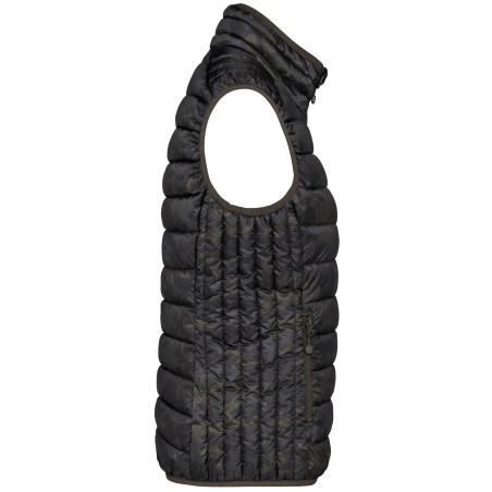 Ladies\\\' lightweight sleeveless padded jacket