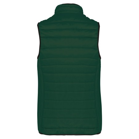Ladies\\\' lightweight sleeveless padded jacket