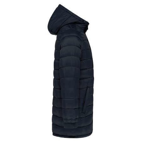 Parka ligera acolchada con capucha para hombre