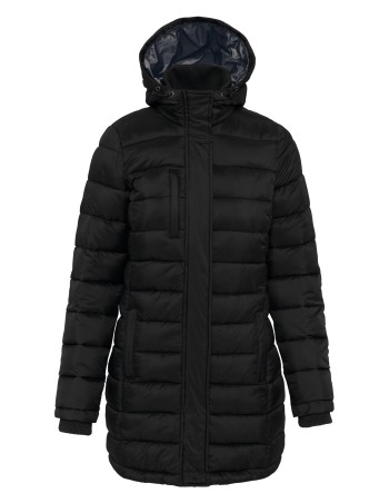 Ladies\\\' lightweight hooded padded parka 2