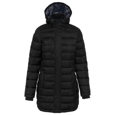 Ladies\\\' lightweight hooded padded parka
