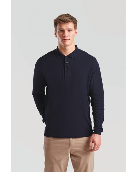 Premium Long-Sleeved Polo shirt (63-310-0)