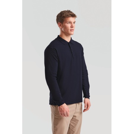 Premium Long-Sleeved Polo shirt (63-310-0)