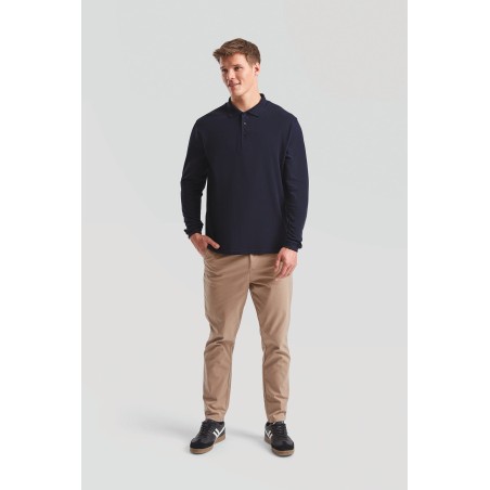 Premium Long-Sleeved Polo shirt (63-310-0)