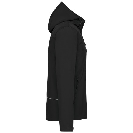 Parka softshell acolchada con capucha hombre