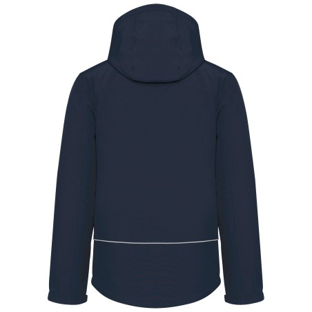 Men\\\'s hooded softshell lined parka