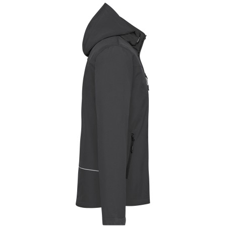 Parka softshell acolchada con capucha hombre