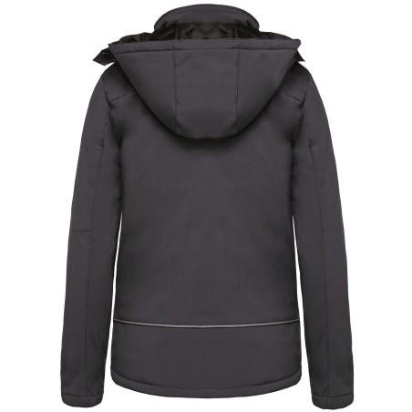 Ladies’ hooded softshell lined parka