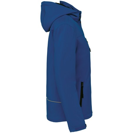 Ladies’ hooded softshell lined parka