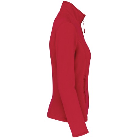 Chaqueta micropolar con cremallera mujer