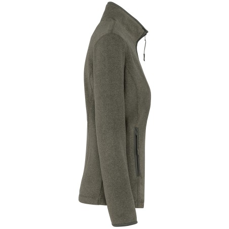 Chaqueta micropolar con cremallera mujer