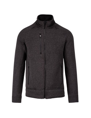 Men\\\'s full zip heather jacket 2