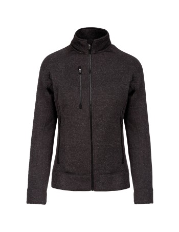 Ladies’ full zip heather jacket 2