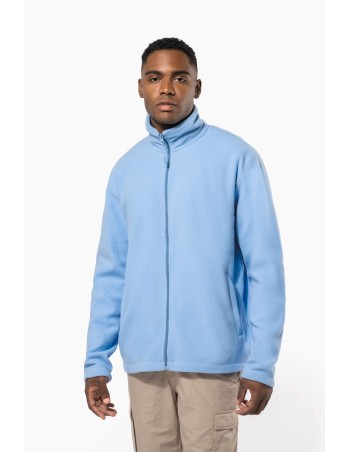 Chaqueta micropolar con cremallera hombre
