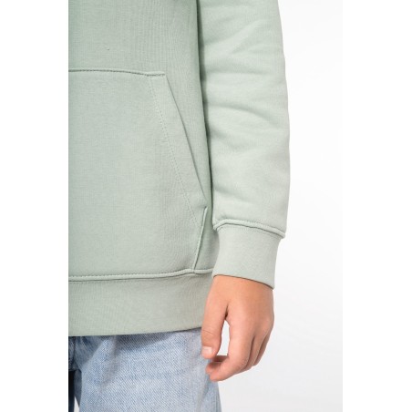 Kids\\\' eco-friendly hooded sweatshirt