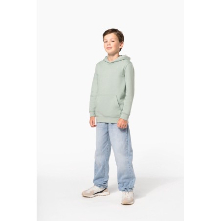 Sudadera capucha ecorresponsable niños