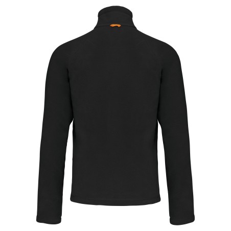 Chaqueta micropolar con cremallera y mangas raglán hombre