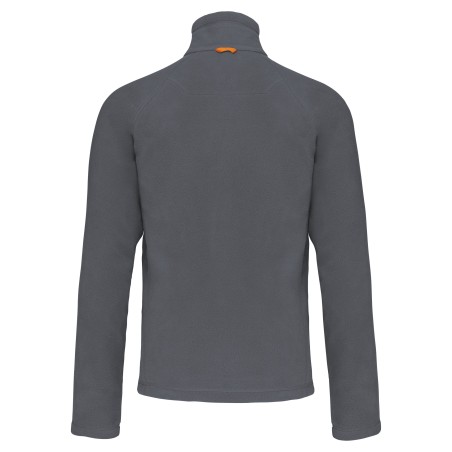 Men\\\'s microfleece zip jacket with raglan sleeves