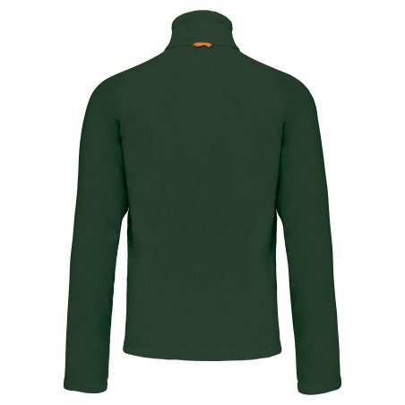 Men\\\'s microfleece zip jacket with raglan sleeves