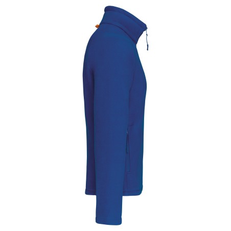 Men\\\'s microfleece zip jacket with raglan sleeves