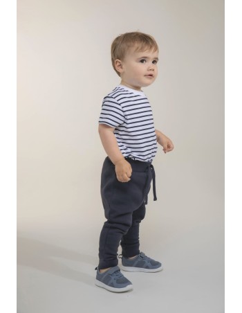 Kids\\\' striped crew neck t-shirt