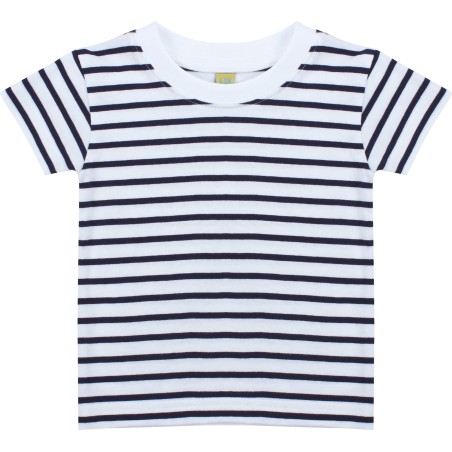 Kids\\\' striped crew neck t-shirt
