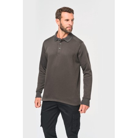 Polo neck sweatshirt