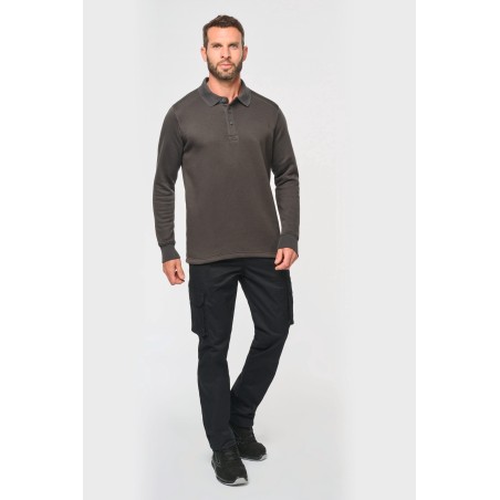 Polo neck sweatshirt