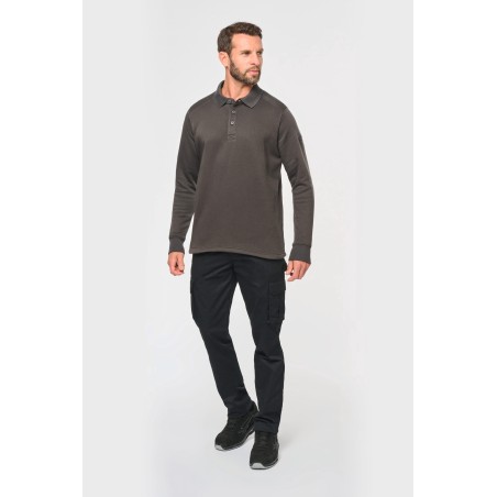 Polo neck sweatshirt