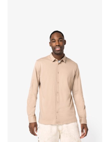 Camisa ecorresponsable de punto jersey hombre