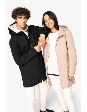 Eco-friendly unisex waterproof jacket