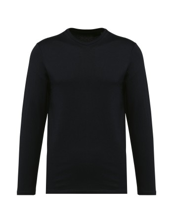 Men\\\'s crew neck long-sleeved Supima® t-shirt 2