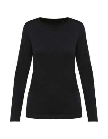 Ladies\\\' crew neck long-sleeved Supima® t-shirt 2