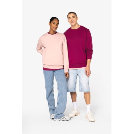Sudadera  ecorresponsable de cuello redondo unisex