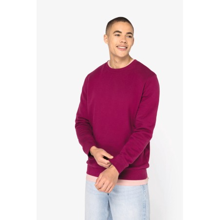 Sudadera  ecorresponsable de cuello redondo unisex