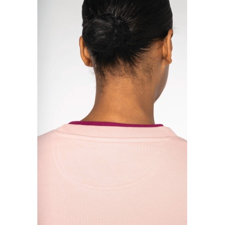 Sudadera  ecorresponsable de cuello redondo unisex