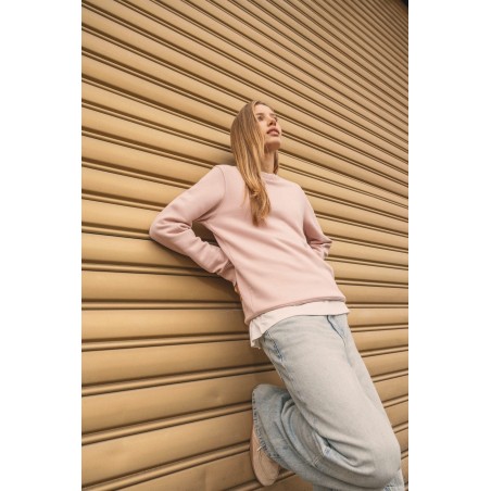 Sudadera  ecorresponsable de cuello redondo unisex