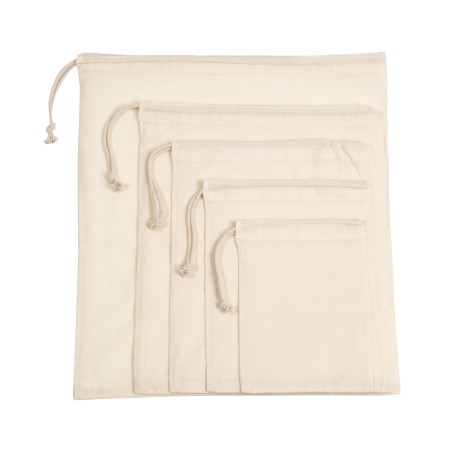 Sliding drawstring in organic cotton