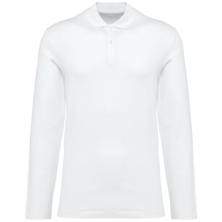 Men\\\'s long-sleeved Supima® polo shirt