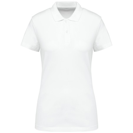 Polo Supima® manga corta mujer