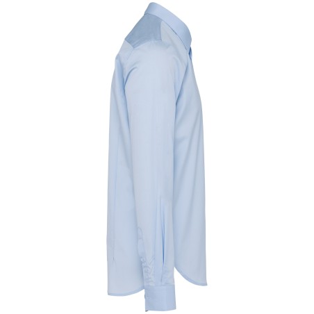 Men\\\'s long-sleeved poplin shirt