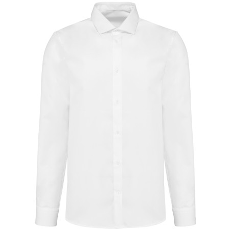 Men\\\'s long-sleeved poplin shirt